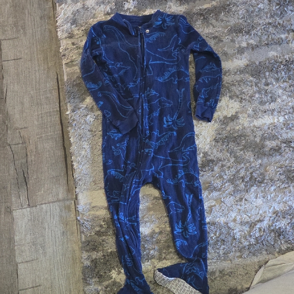 Carter's Navy Shark Pattern Footie